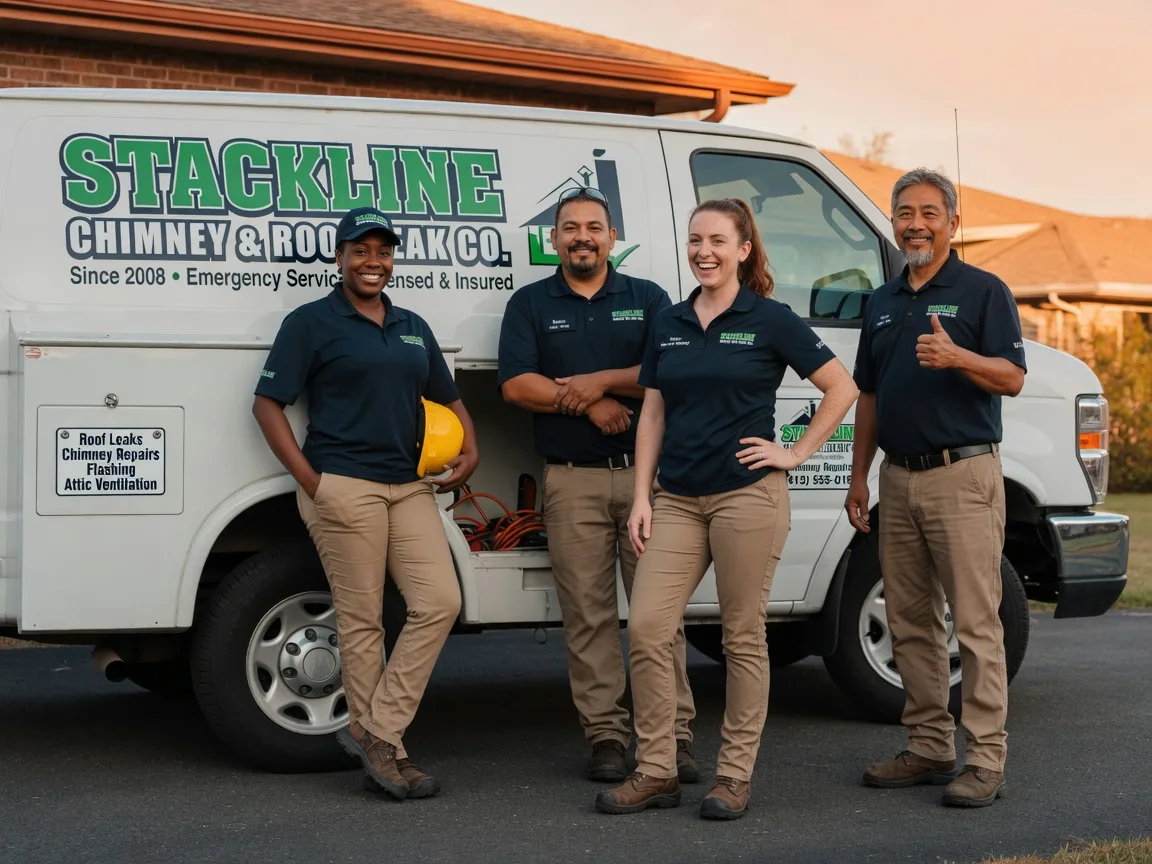 Chimney flashing repair company in Vernon, UT